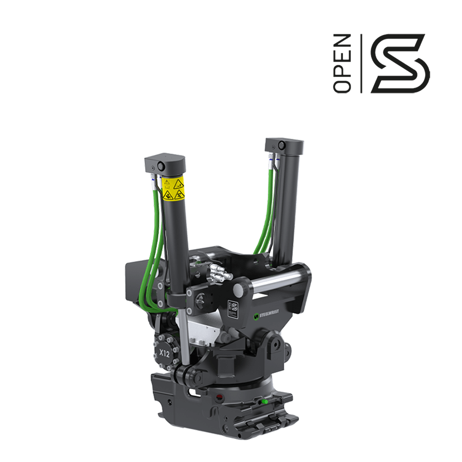 Tiltrator Steelwrist X12 z mocowaniem Open-S, osprzęt do koparki