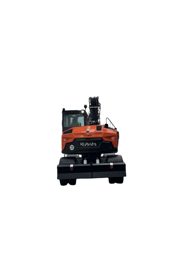 Kubota KW095 – widok maszyny od tyłu