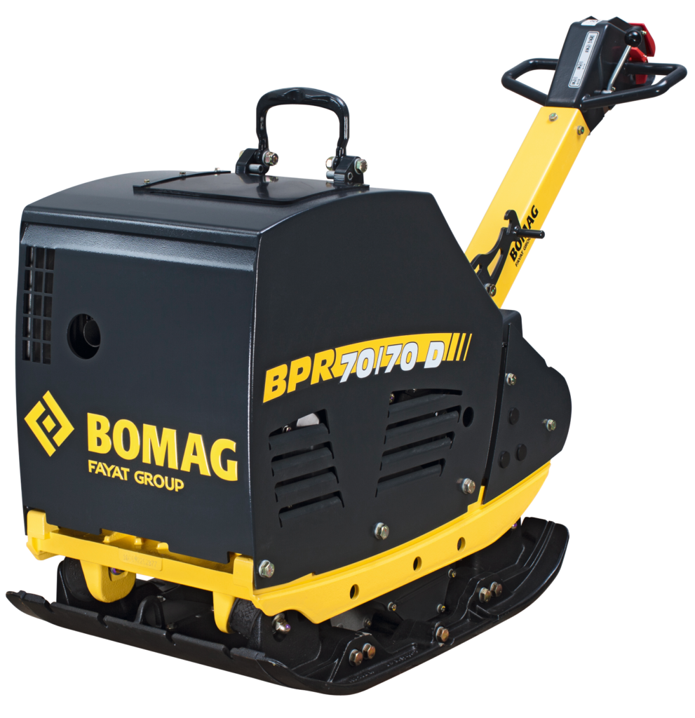 BOMAG BPR 70/70 D – konstrukcja urządzenia i dyszel sterujący